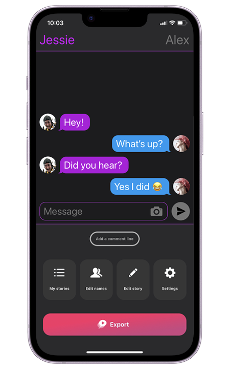 TextingStory Chat Story Maker by Yvz Digital Lab